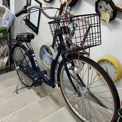 自転車 Sakura Mum 26インチ 変速あり ネイビーブルー【ユーズドユーズ