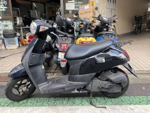 東京大塚発スズキレッツ　CA4AA　黒色　現役バイク自賠責付き試乗も可能、乗って帰れます！