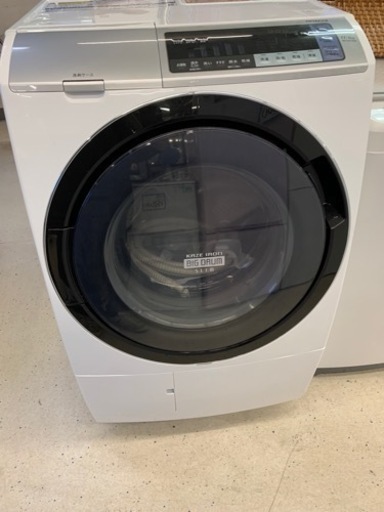 ドラム式洗濯機2018年製　日立　11kg乾燥6kg