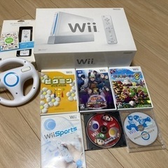 Wii本体一式+ゲームソフト7種