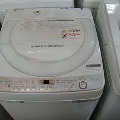 シャープ 7kg洗濯機 2018年製 ES-GE7C【モノ市場東...