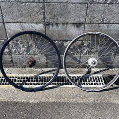 700cc 自転車ホイール　(リアとフロントです)　奈良県内引き...
