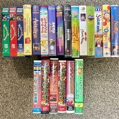 【差し上げます】VHSビデオ 洋物（仏・英語) & 日本アニメ