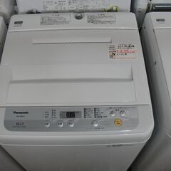 パナソニック 6kg洗濯機 2018年製 NA-F60B12【モ...