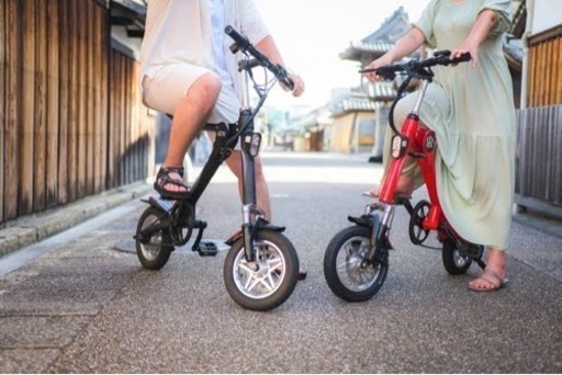 ポッカの電動折りたたみ自転車-