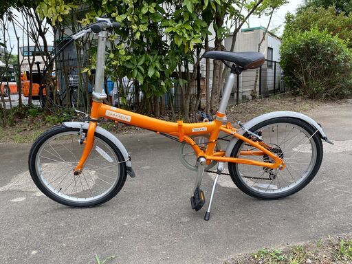 軽量折りたたみ自転車 DAHON Metro D6 20インチ 外装6段変速 オレンジ