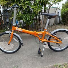 軽量折りたたみ自転車 DAHON Metro D6 20インチ 外装6段変速 オレンジ