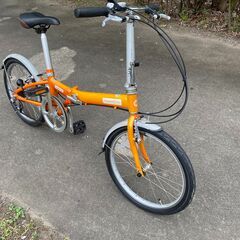 軽量折りたたみ自転車 DAHON Metro D6 20インチ 外装6段変速 オレンジ