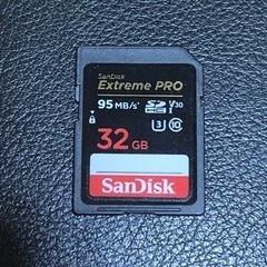 sundisk extreampro 32GB SDカード