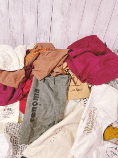 在庫整理 保存袋 袋 約500枚 まとめ 大量 プラダ グッチ シャネル コーチ