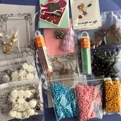 レジン ハンドメイド 封入 ビーズ デコ パーツセット