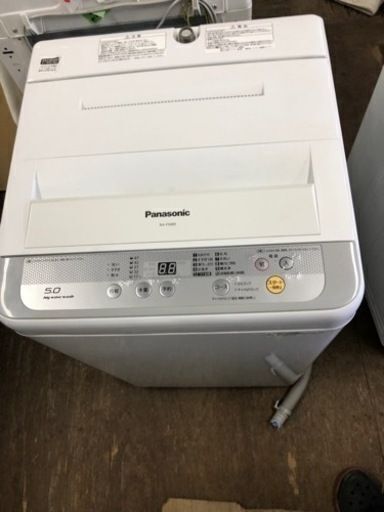 配送可能　パナソニック 5.0kg洗濯機 シルバー NA-F50B9-S