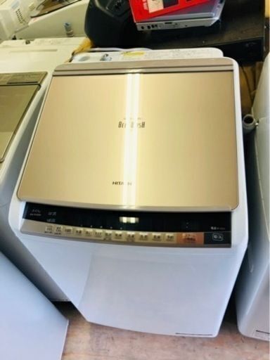 配送可能　日立 HITACHI BW-DV80A N [ビートウォッシュ 洗濯乾燥機 （8kg） シャンパン]