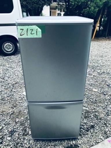 2121番 Panasonic✨ノンフロン冷凍冷蔵庫✨NR-B144W-S‼️