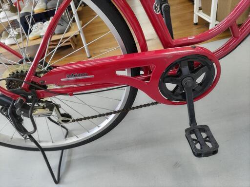 J053 普通自転車 Adriano LEDオート 6段変速 26インチ