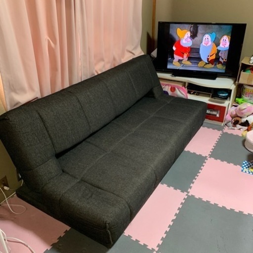 マナベインテリアハーツソファベッド (ゆう) 洛西口の家具の中古あげます・譲ります｜ジモティーで不用品の処分