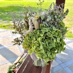 アナベル紫陽花　スワッグpg アナベル紫陽花 スワッグpg
