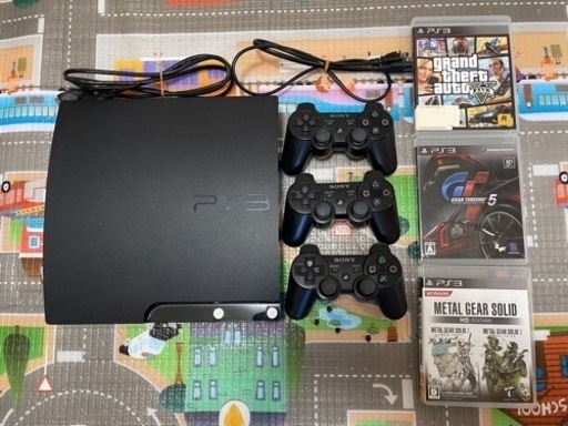 PS3 CECH-2000A 120GB ソフト3本セット コントローラー3つ