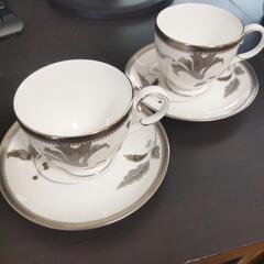 【美品】Noritake（ノリタケ）ティーカップ、ソーサー、セット