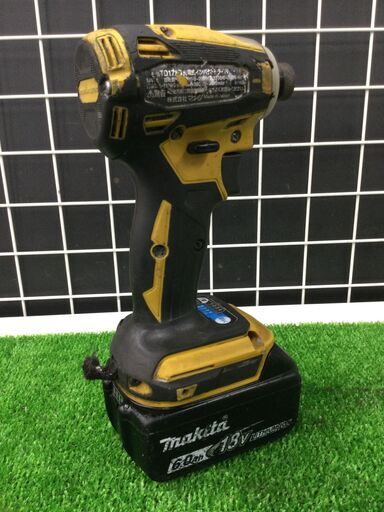 【エコツール豊田インター店】Makita/マキタ 18v充電式インパクトドライバ本体・充電器・バッテリー１個 TD172DZFY　【愛知県/豊田インター店/工具】