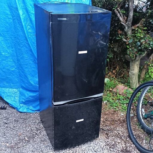 ★保護フィルム付いたままの極美品('Д')‼ お届け可！★ TOSHIBA  153L 冷凍 冷蔵庫 GR-P15BS