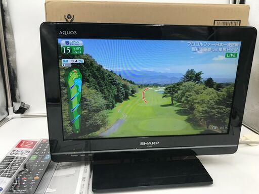 【美品】デジタルハイビジョン液晶テレビ 16型 「シャープ」管理No3 (送料無料)