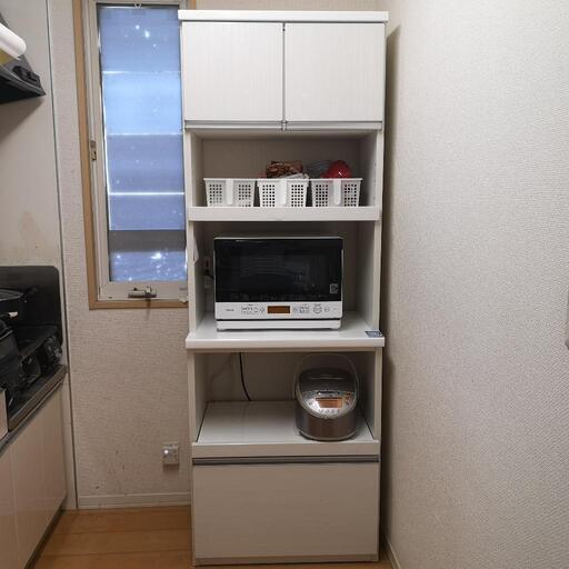 松田家具‼️コンパクトレンジボード食器棚