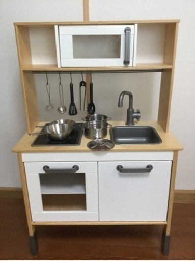 IKEA キッチン　おままごと　お鍋フライパン調理器具セット