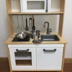 IKEA キッチン　おままごと　お鍋フライパン調理器具セット