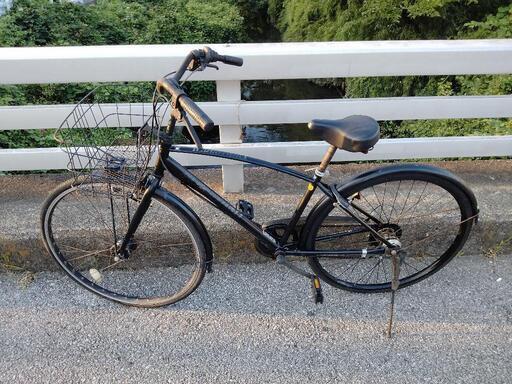 値引き(chariyoshy出品)27インチ自転車　オートライト付き　ブラック