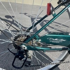 ［引き渡し限定］Ville 折りたたみ自転車 六段階変速付き 引き渡し予定者決定 折り畳みもできる6段変速シティサイクル