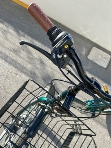 引き渡し予定者決定 折り畳みもできる6段変速シティサイクル  