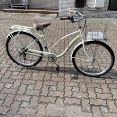 【取引中】あさひ ビーチクルーザー 自転車 26インチ