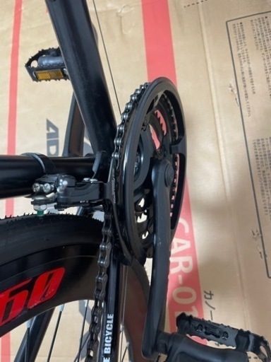【美品】DEEPER 700C ロードバイク 軽量アルミフレーム シマノ21段変速 700×28C DE-3048AL60