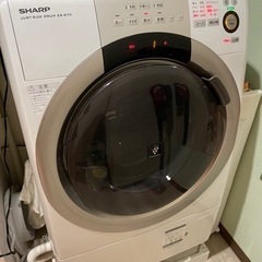 ドラム式洗濯機 SHARP ES-S70 明日8/8取りに来れる方限定