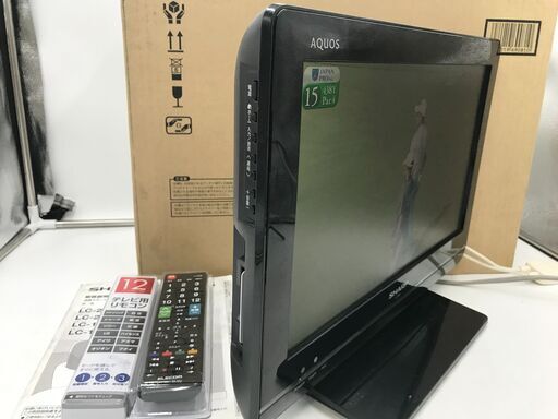 【美品】デジタルハイビジョン液晶テレビ 16型 「シャープ」管理No5 (送料無料)