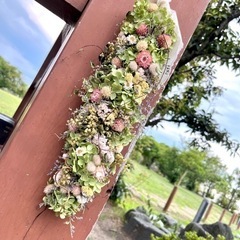 アナベル紫陽花 ガーランド