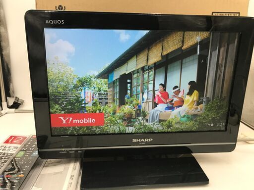 【美品】デジタルハイビジョン液晶テレビ 16型 「シャープ」管理No10(送料無料)