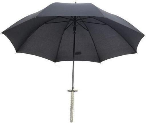 日本刀のようなデザインのサムライ傘(8本骨) - その他 