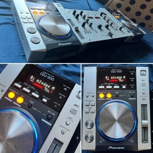 PIONEER パイオニア ミキサーDJM S、CDJ 2台 DJセット