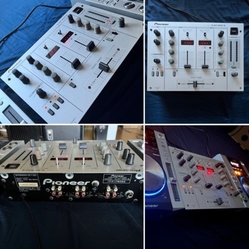 PIONEER パイオニア ミキサーDJM-300-S、CDJ-200 2台 DJセット