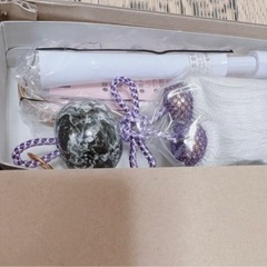 盆提灯 絹張行灯黒塗二重絵山水大河12号 八女提灯