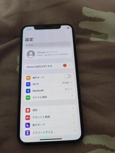 iphone XS 256G バッテリ最大値95%