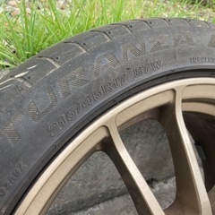 千地泰弘　付け下げ　金彩　華文　市松模様　着物　122a d-【値下げ】【短期】MADE BY ENKEI RIVAZZA リバッツァ 7J 17インチ アルミホイール PCD100 