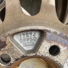 【値下げ】【短期】MADE BY ENKEI RIVAZZA リバッツァ 7J 17インチ アルミホイール PCD100 