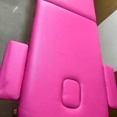 省スペースコンパクトマッサージベッド 折りたたみ式 ピンク
