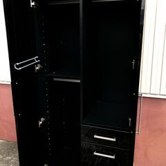  アーバンStyle クローゼット ワードローブ ミラー付き J08030