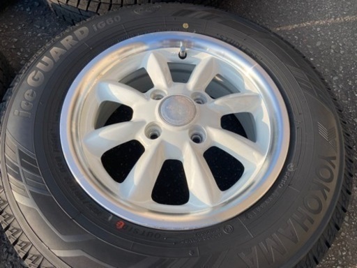 165/80R13 スタッドレス プロボックス ハスラー タフト ミニライト風アルミ