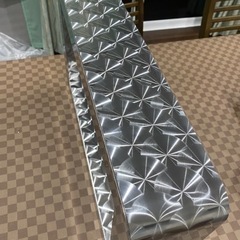 ナンバー枠R型デコトラ ステンレス304ウロコ 大型用 