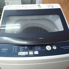 G5753 分解清掃済み 洗濯機 AQUA AQW-BK50G 5㎏ 2018年製 安心の
